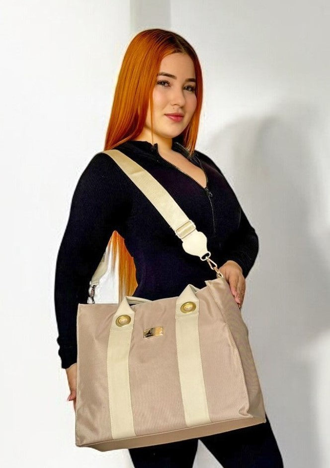 Bolso Dama Karla Chacon Tany Beige