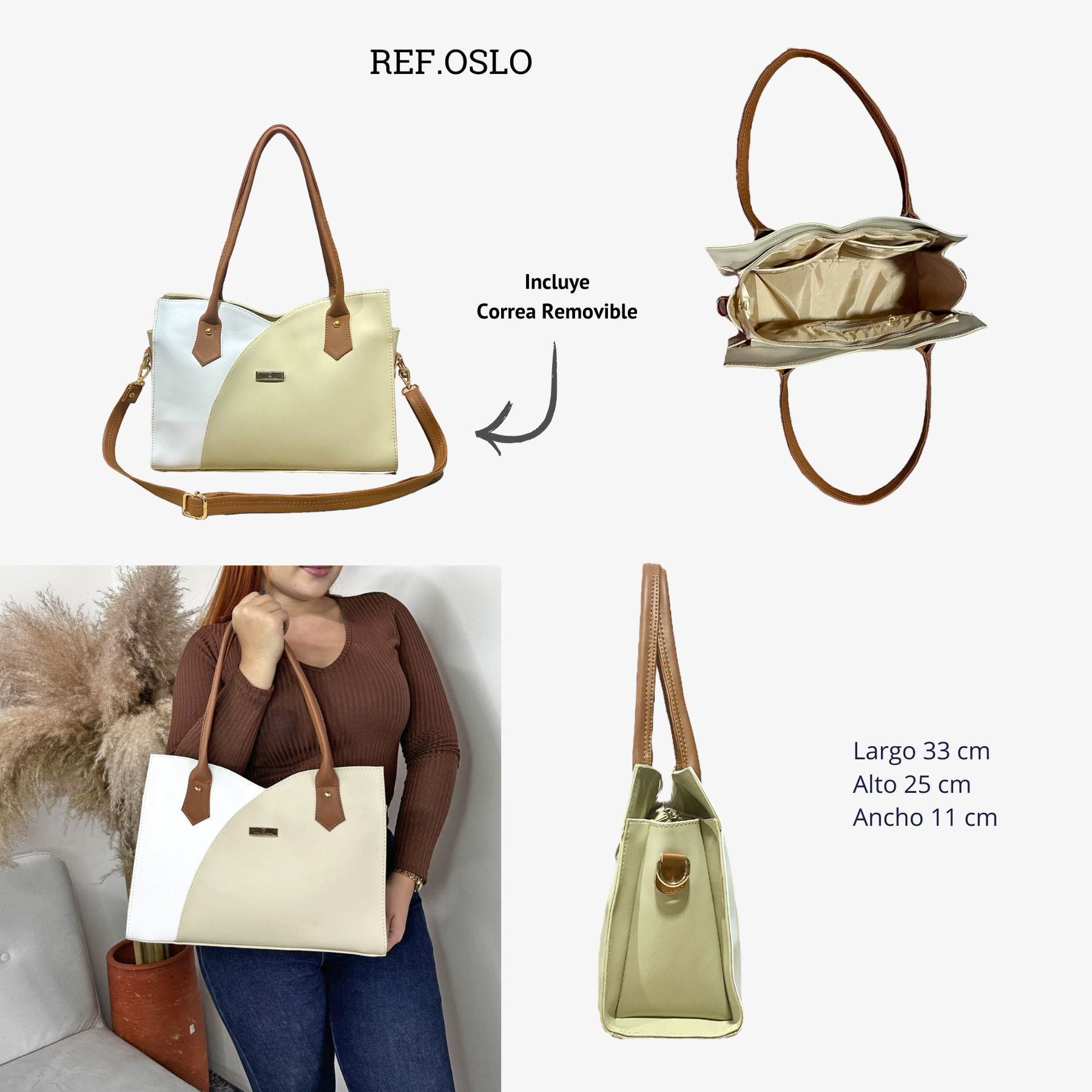 Bolso Oslo Beige